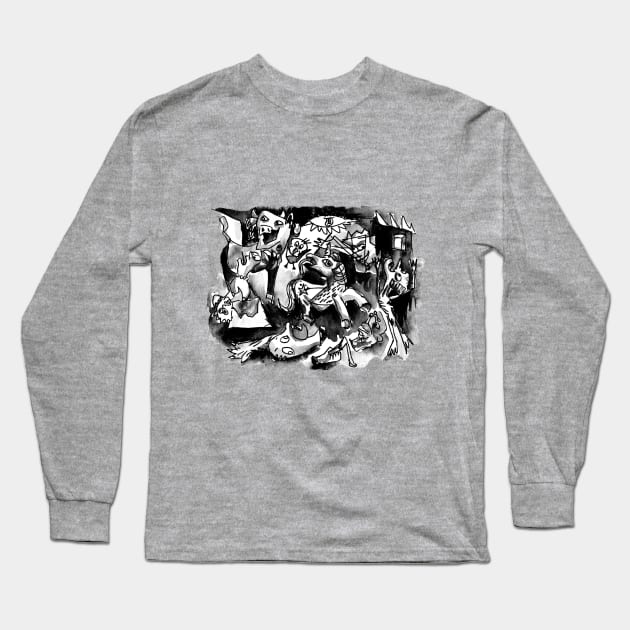 Guernica Long Sleeve T-Shirt by Luis Quintano